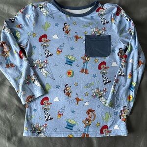 Little Sleepies Blue Toy Story Long Sleeve Tee